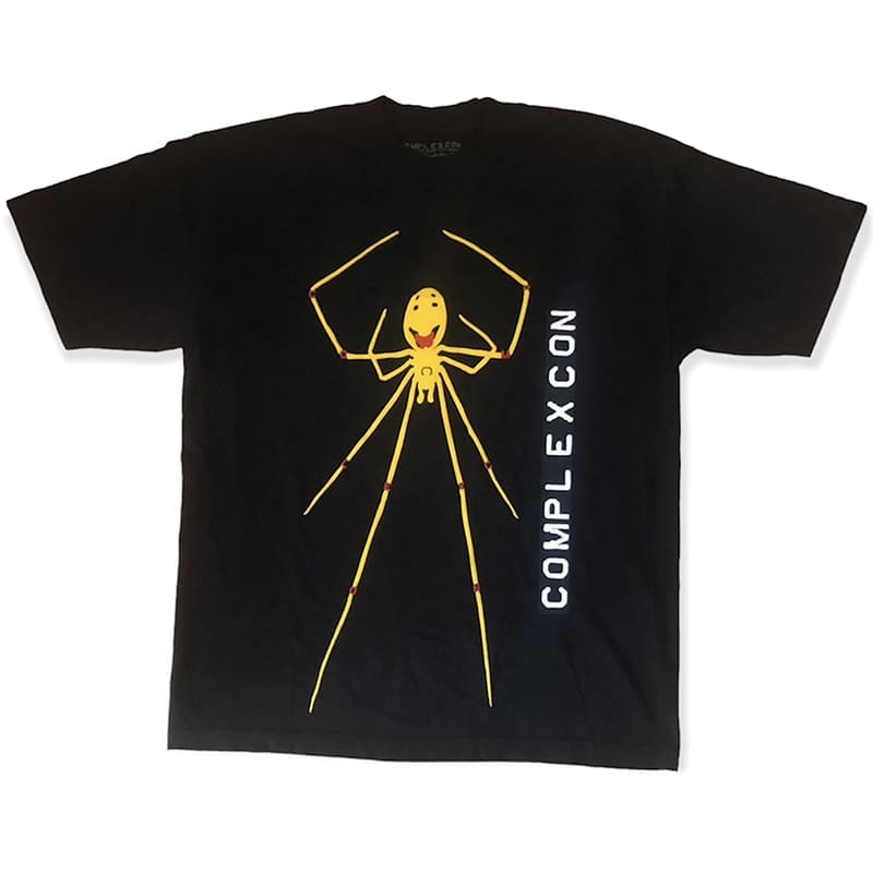 cpfm.xyz splash-ink smiley F**e spider tee