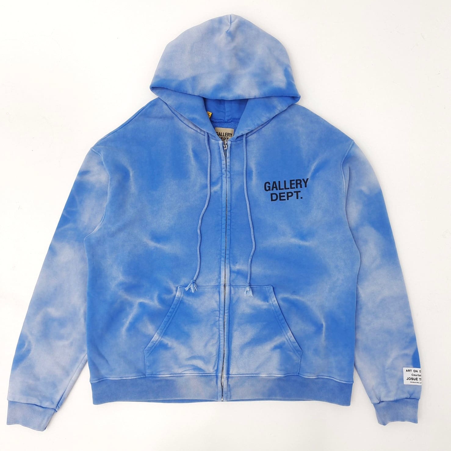 Gallery Dept Water Ripple Washed Zipper Sweater