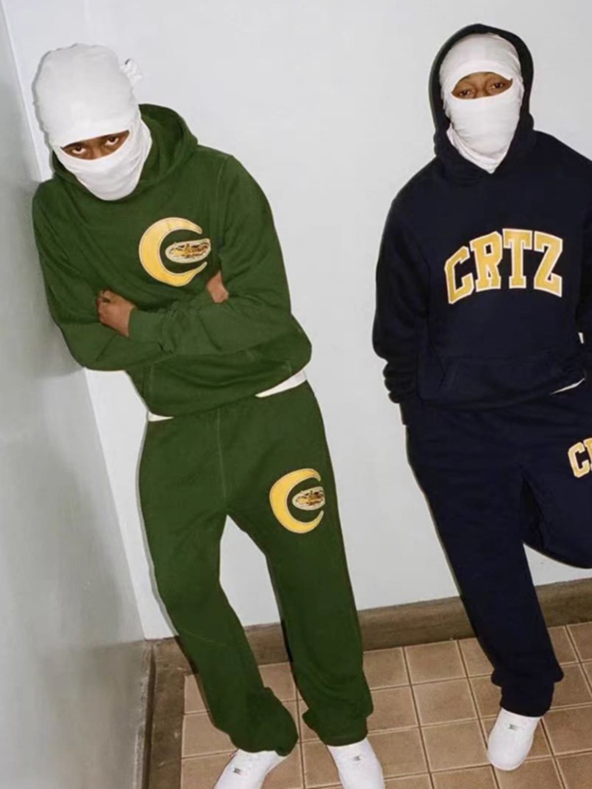 Corteiz Hooded Pullover Street Shorts Sports Set