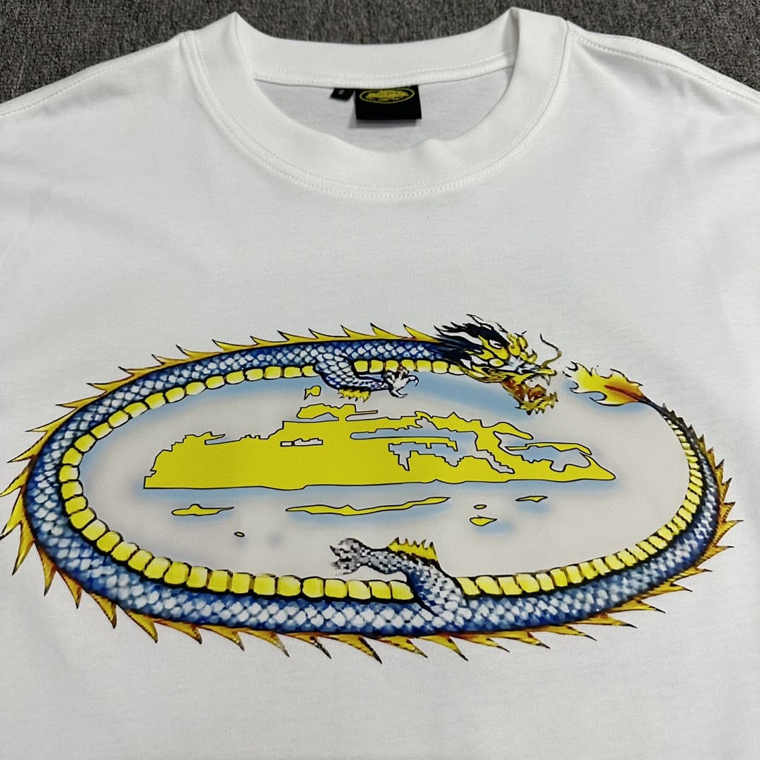 Corteiz Dragon Devil Island Prison Print Drill Culture T-Shirt