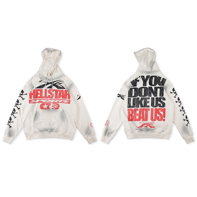 H*lst*r studios marble tie-dye hoodie