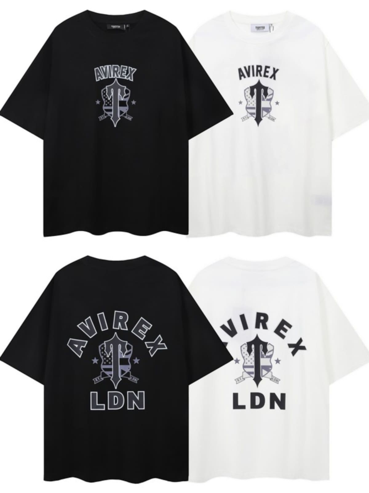 Trapstar 2024 New Letter Printed Loose-Fitting High Street T-Shirt Summer