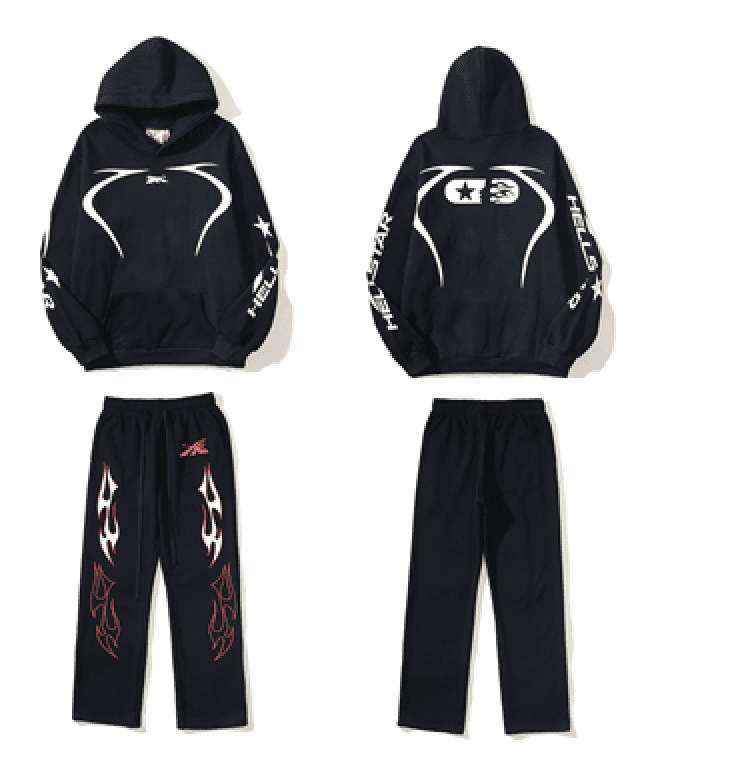 2024 H*lst*r high street leisure two-piece set sweater and pants for men and women