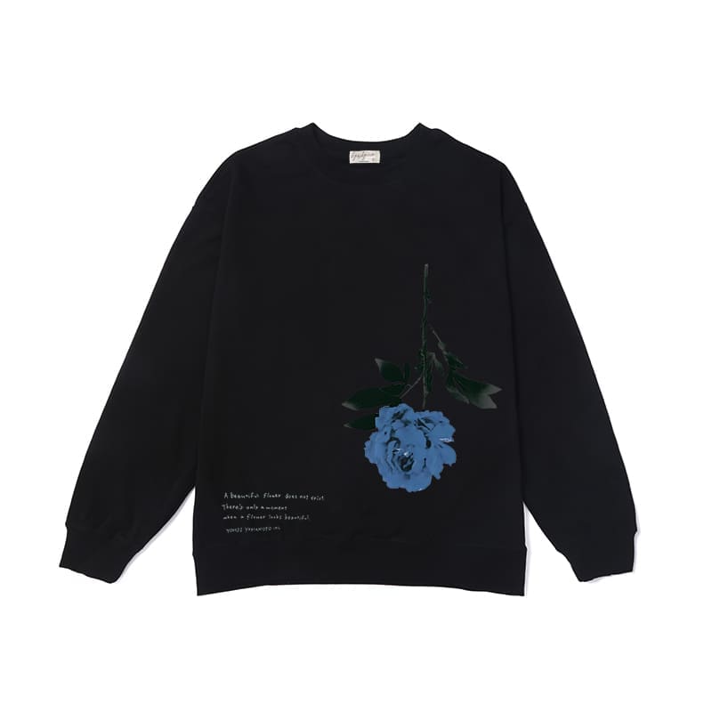Yohji Yamamoto Rose Flower Sweatshirt