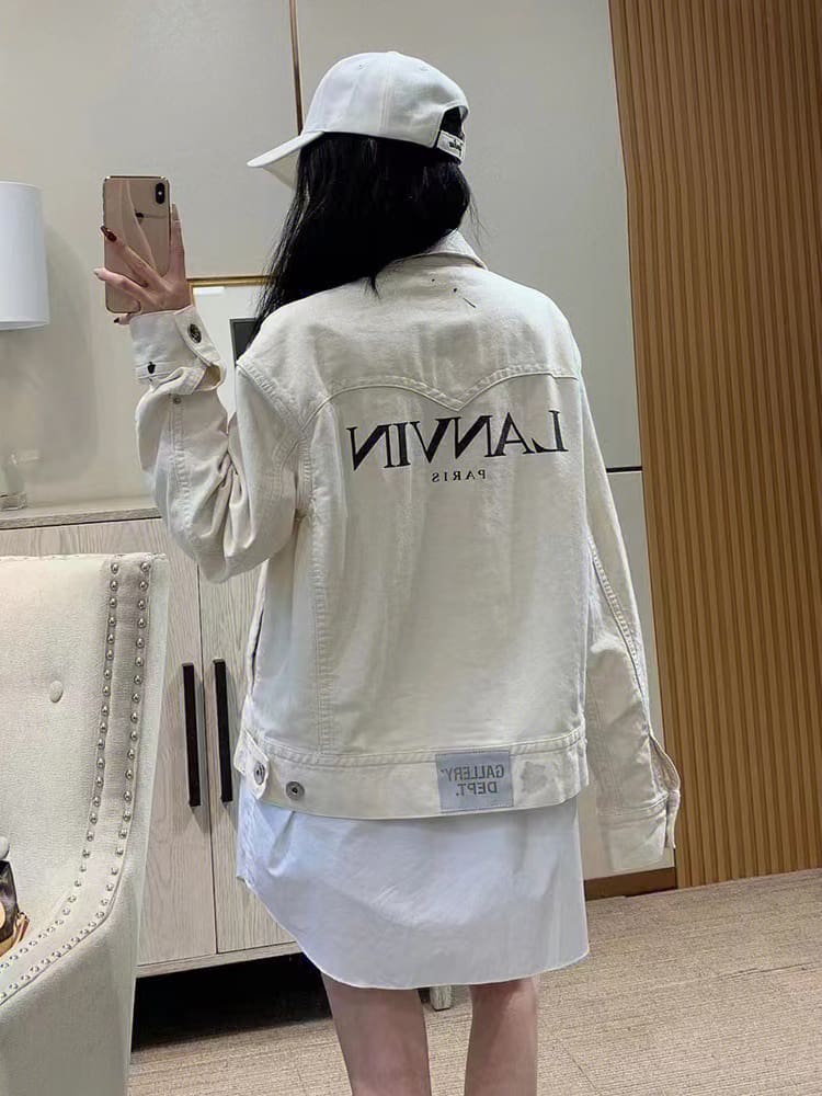 Gallery Dept Lanvin Splash Ink Denim Jacket