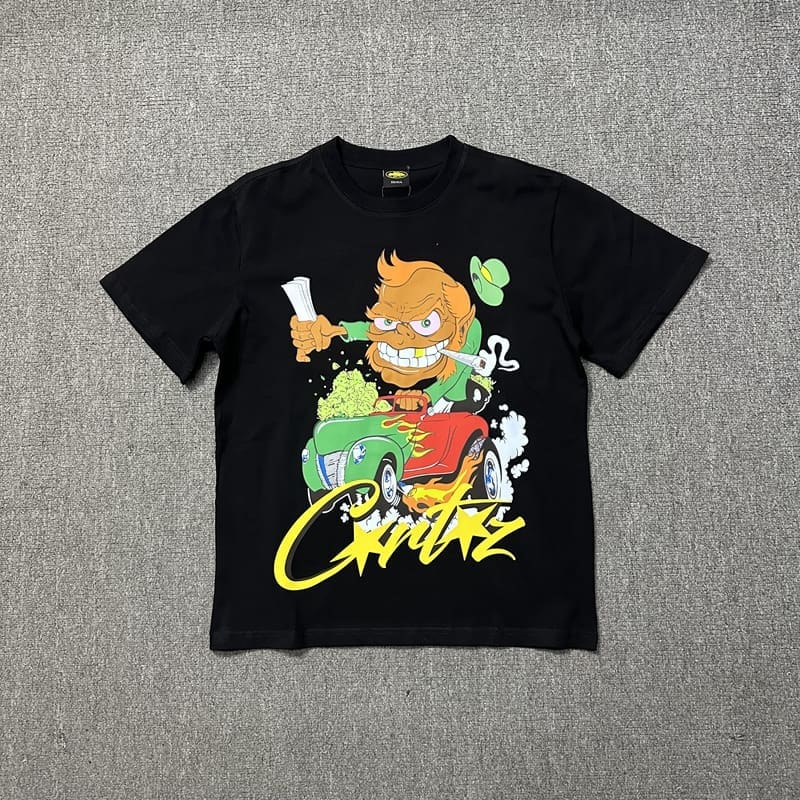 Corteiz Fun Smoking Old Man T-Shirt