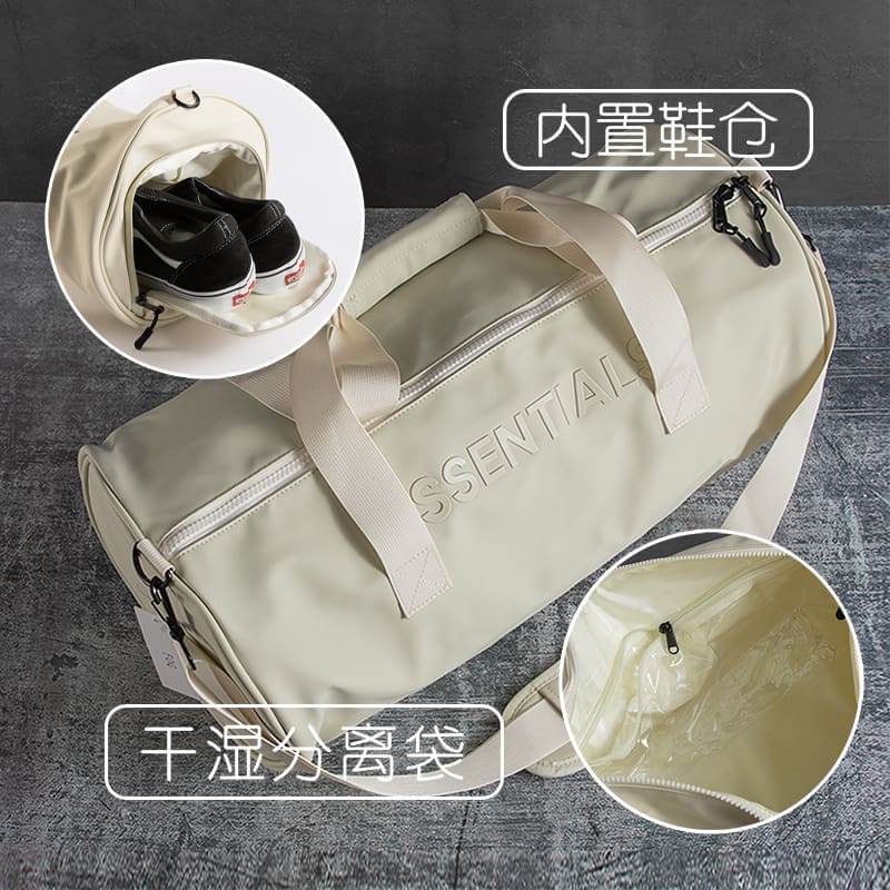 FOG Dry Wet Separation Handbag Gym Travel Luggage Bag for Men