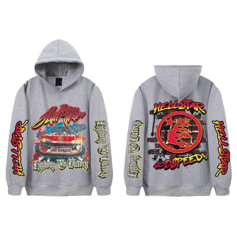 american fashion brand H*lst*r hoodie distressed high street style for men and women