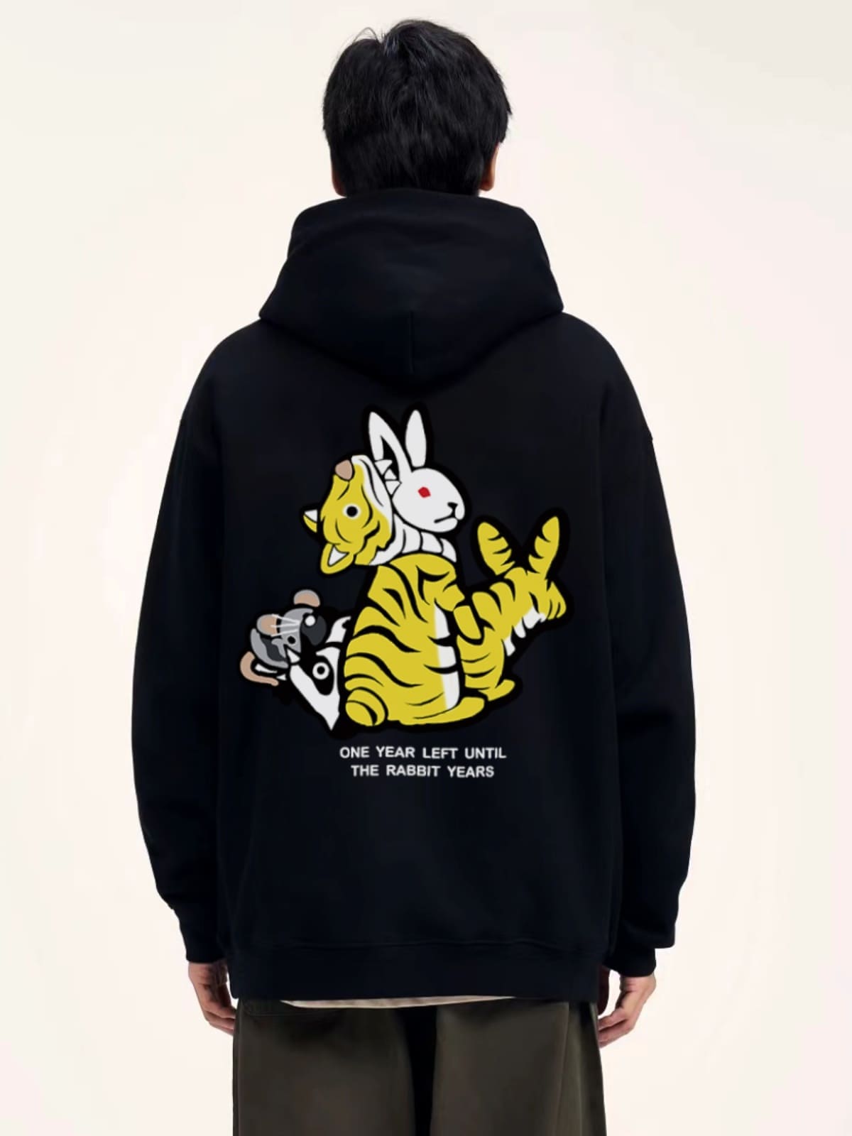 Fr2 Autumn Winter Printed Hooded Sweater