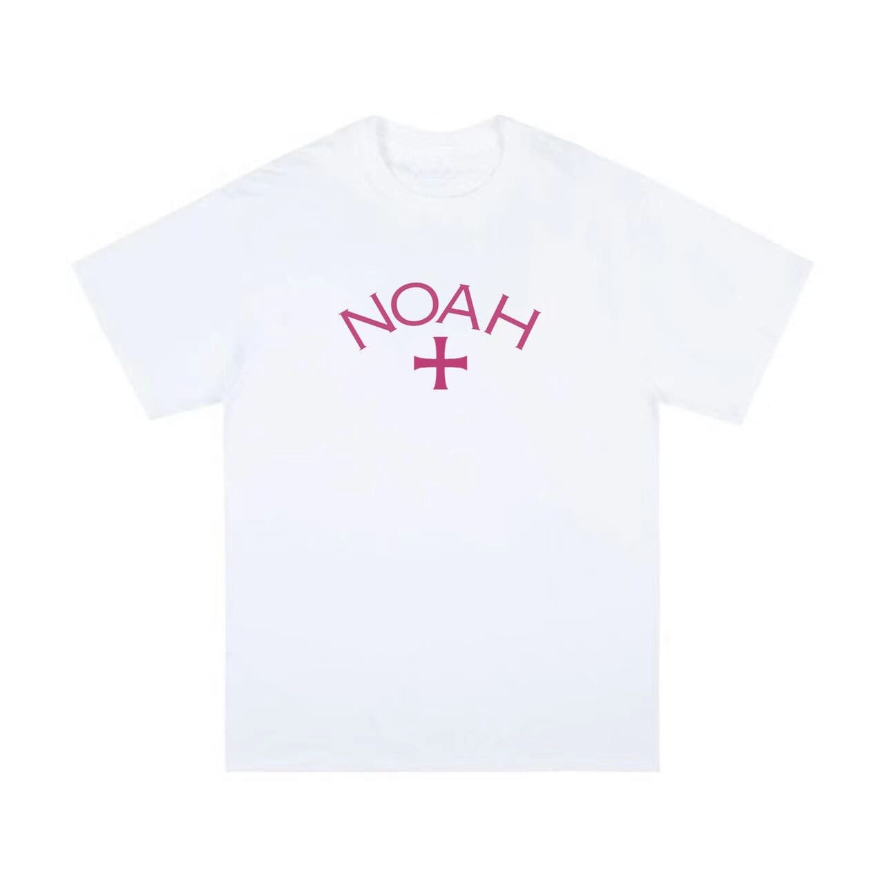 Noah Pink Cross Logo Tee