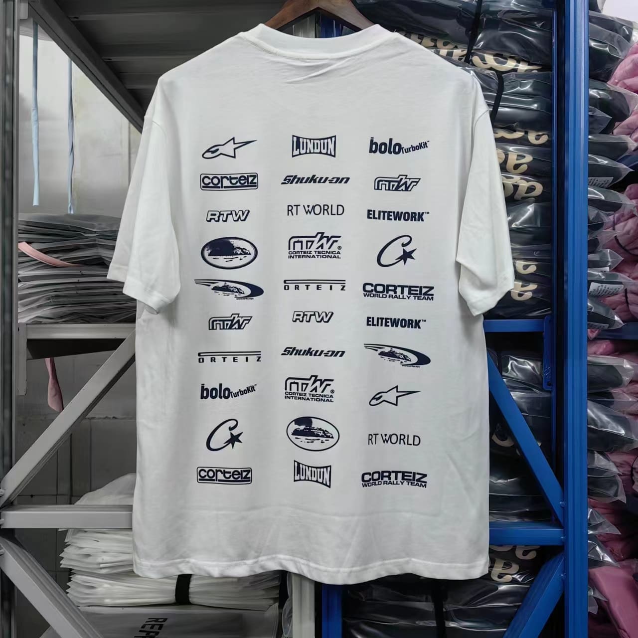 Corteiz Devil Island Printed Cotton Casual Round Neck T-Shirt for Men and Women