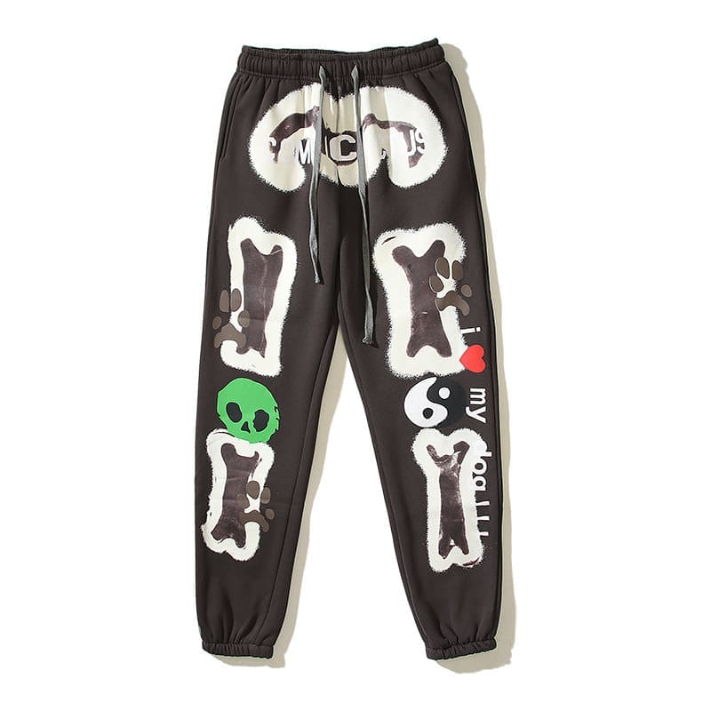 2024 Bone Print Sports Trousers