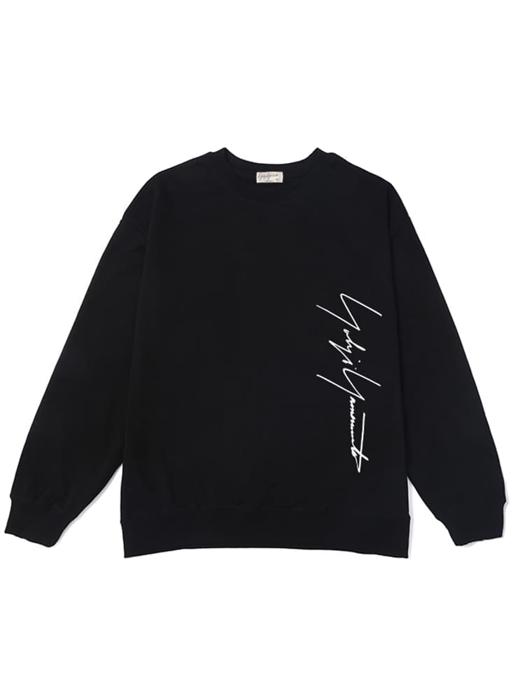 Yohji Yamamoto Vertical Signature Logo Hoodie