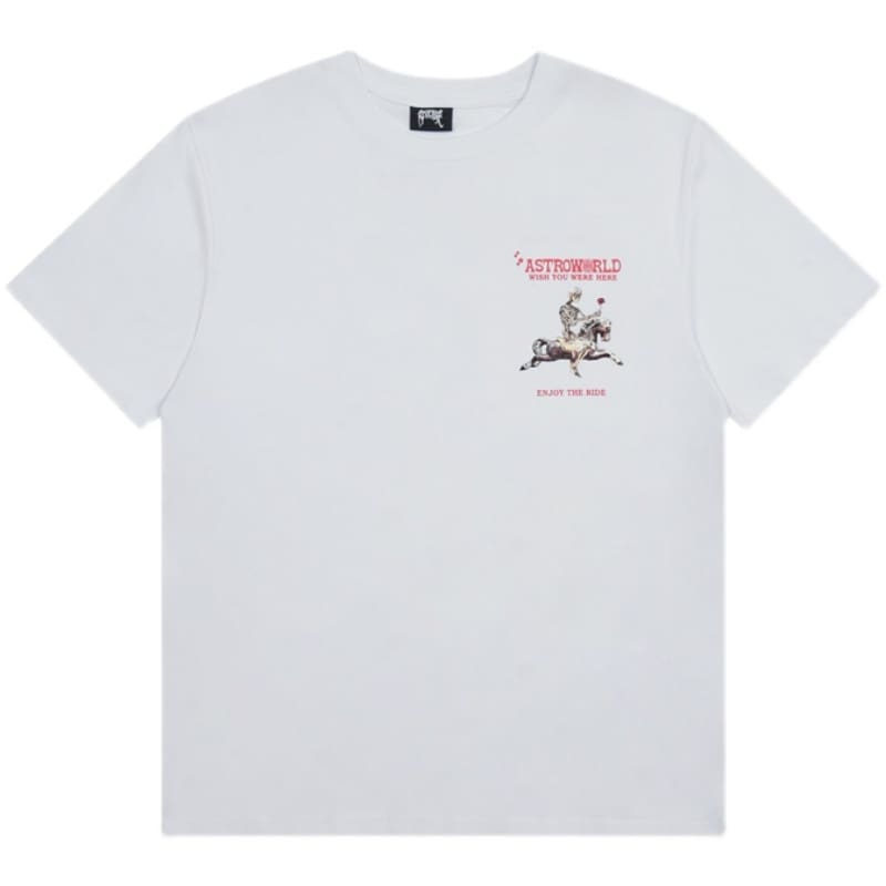 Revenge Equestrian Rose Short Sleeve T-Shirt for Men and Women