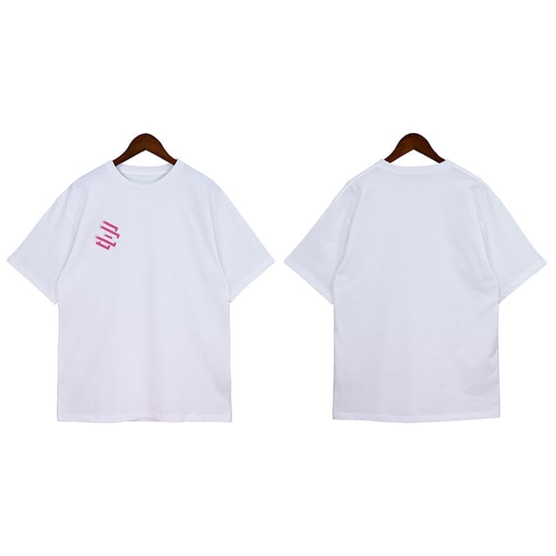 Eric Emanuel Letter Print Casual Short Sleeve T-Shirt for Couples