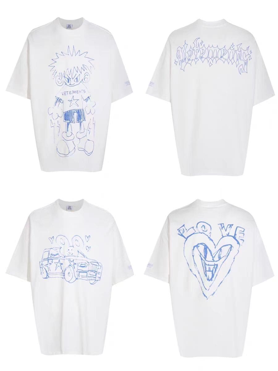 Vetements Fresh Cool Funny Tee
