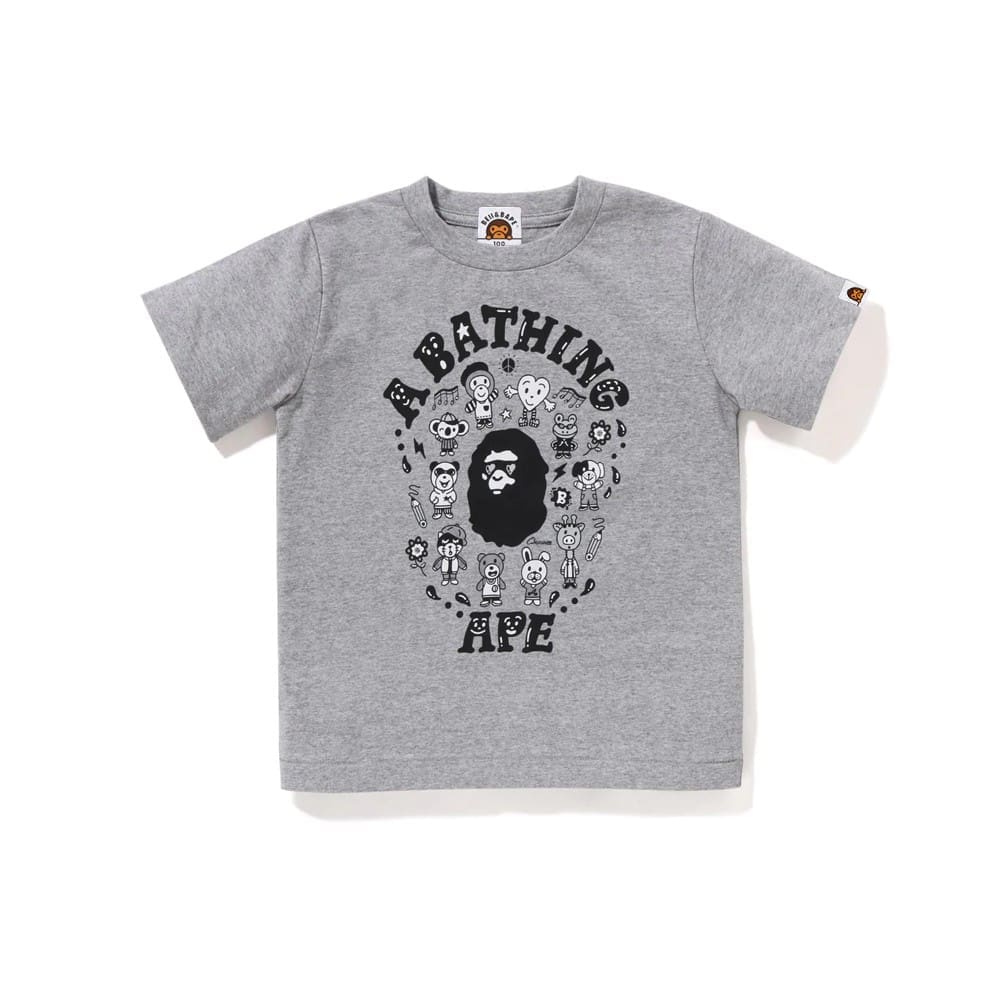 Bape Children’S Letter Print T-Shirt