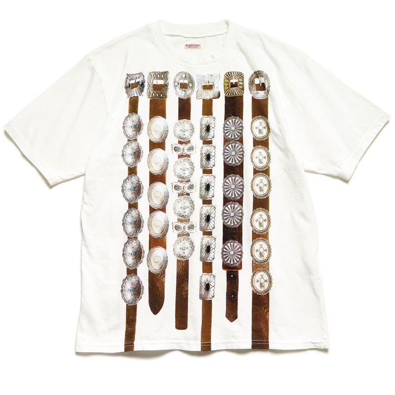 Kapital24Ss Hitian Hehong Metallic Belt Short Sleeve