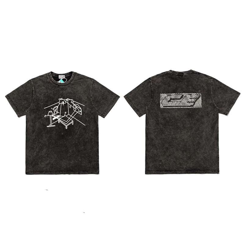 Cavempt Washed Batik Distressed Tee 2