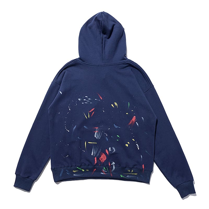 Gallery Dept Paint-Splashing Graffiti Hoodie