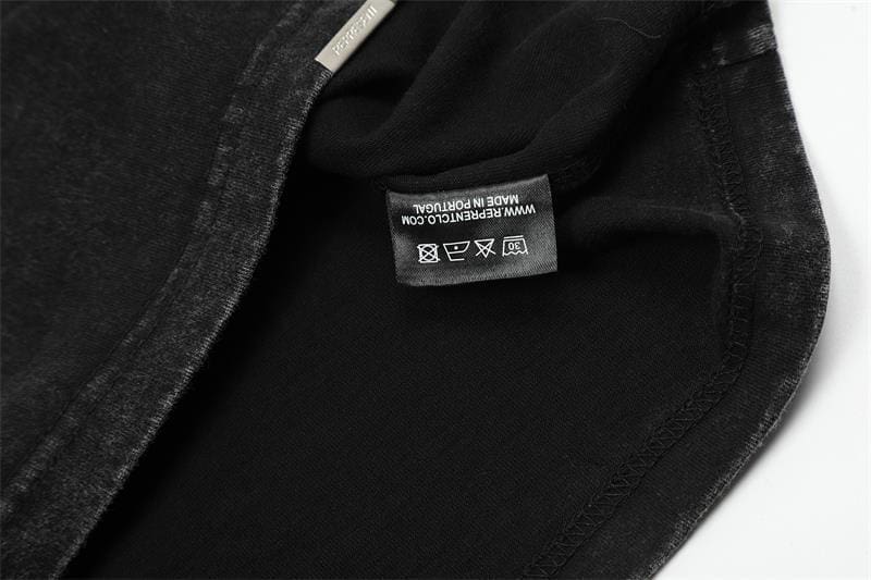 Represent Black Panther Head Print Distressed Short Sleeve T-Shirt for Men and Women