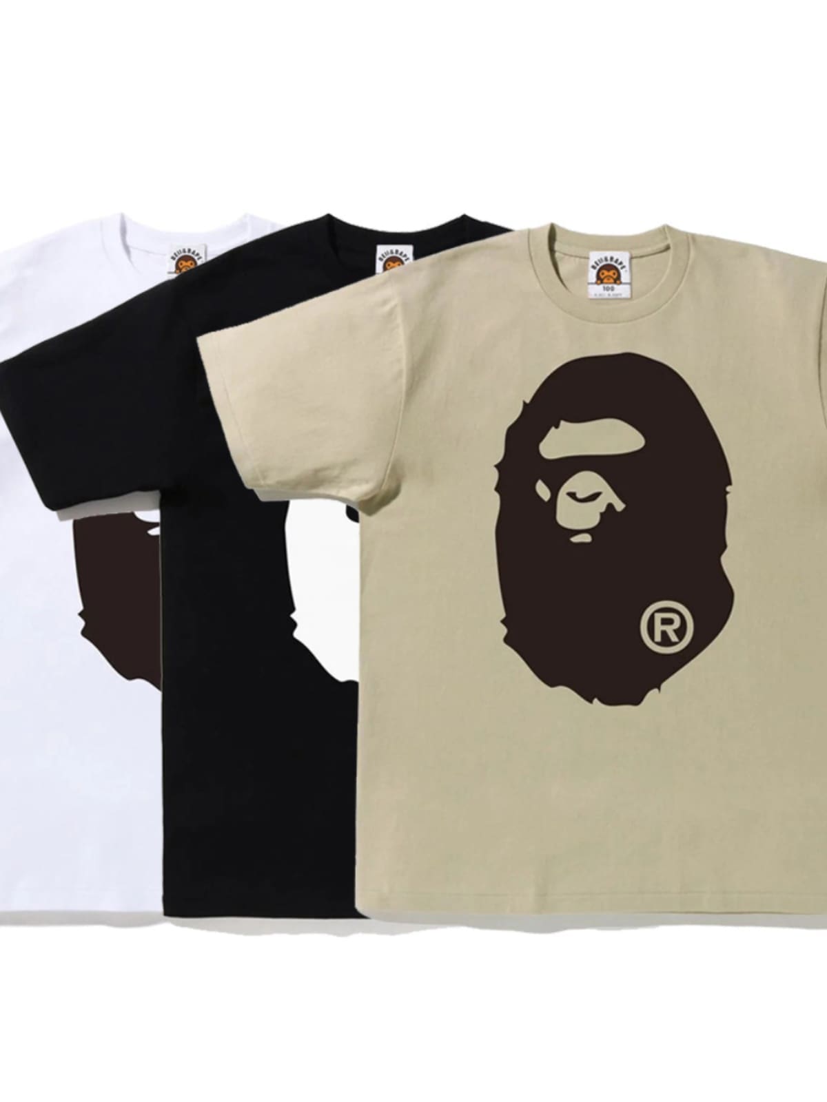 Bape Classic Front And Rear Print T-Shirt
