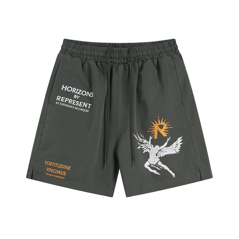 Represent Sun Wing Figure Print High Street Casual Shorts Set