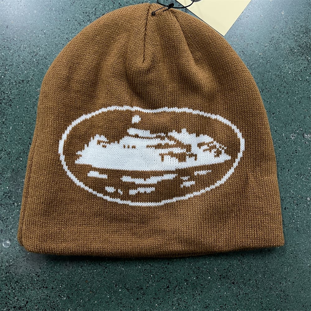 Corteiz Devil Island Demon Printed Beanie