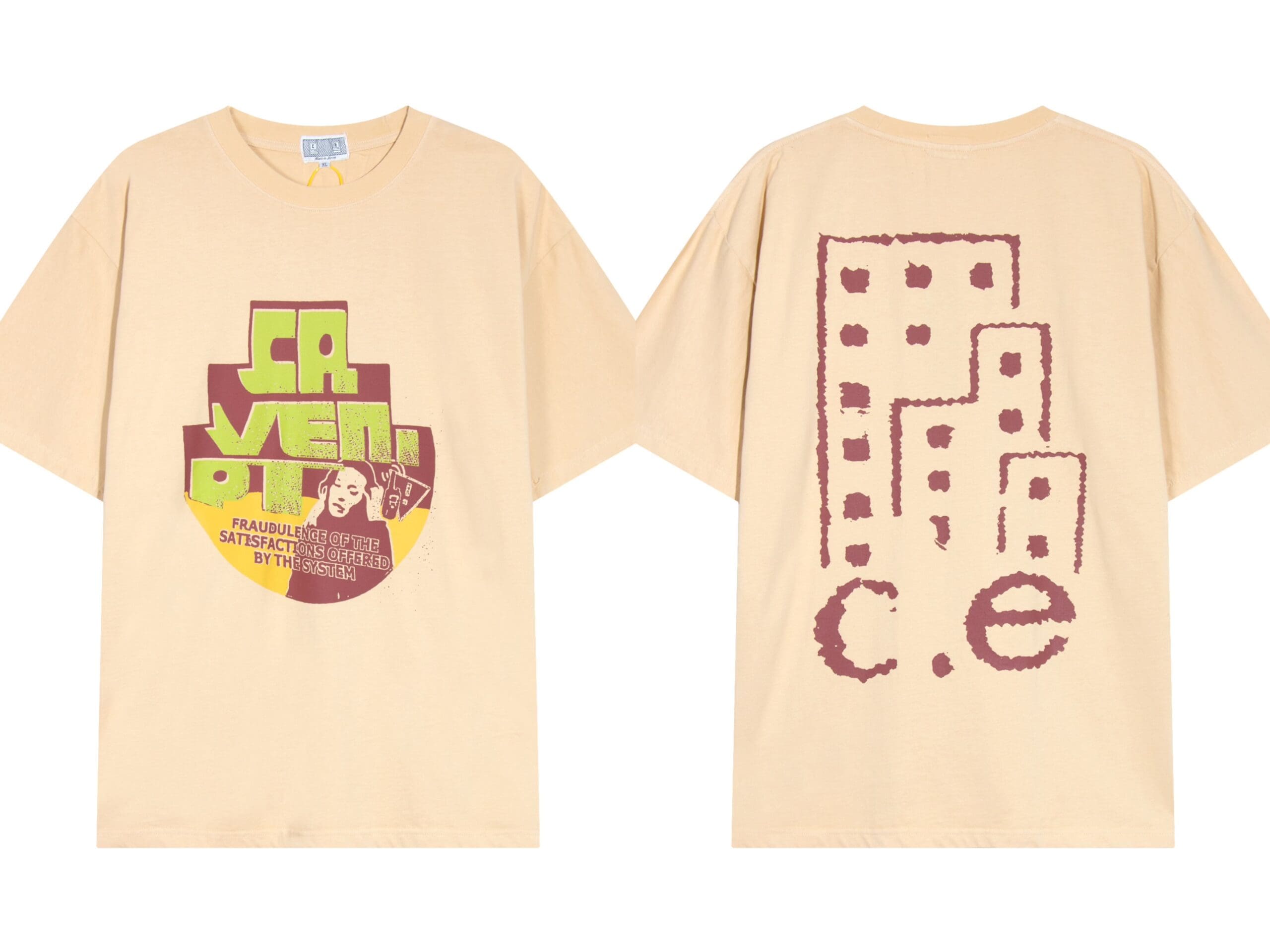 Cavempt Ce Abstract Print Tee