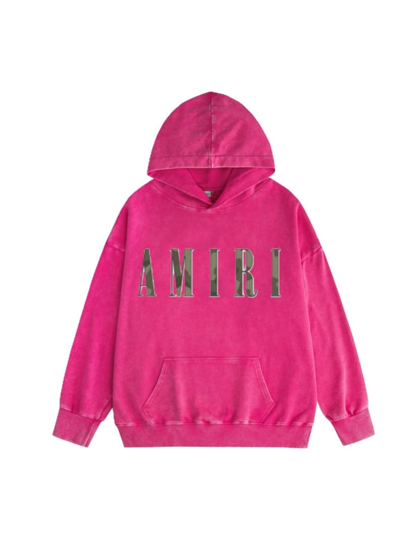 Amiri Washed Wear Pullover Hoodie 2