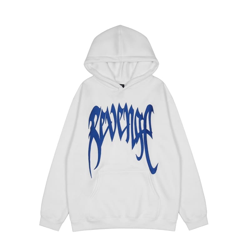 Revenge Embroidered Keel Smoke Hoodie