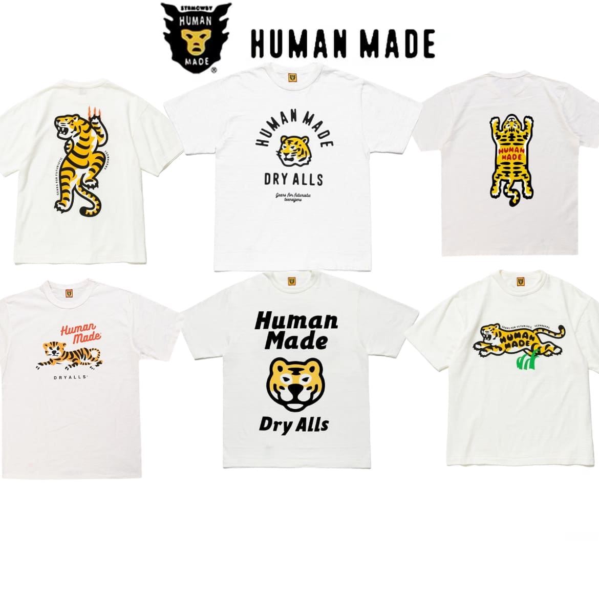 Human Made Cartoon Tiger Tee