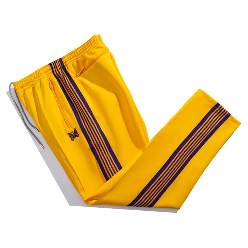 Needles Butterfly Embroidery Side Stripe Pants (Ins)