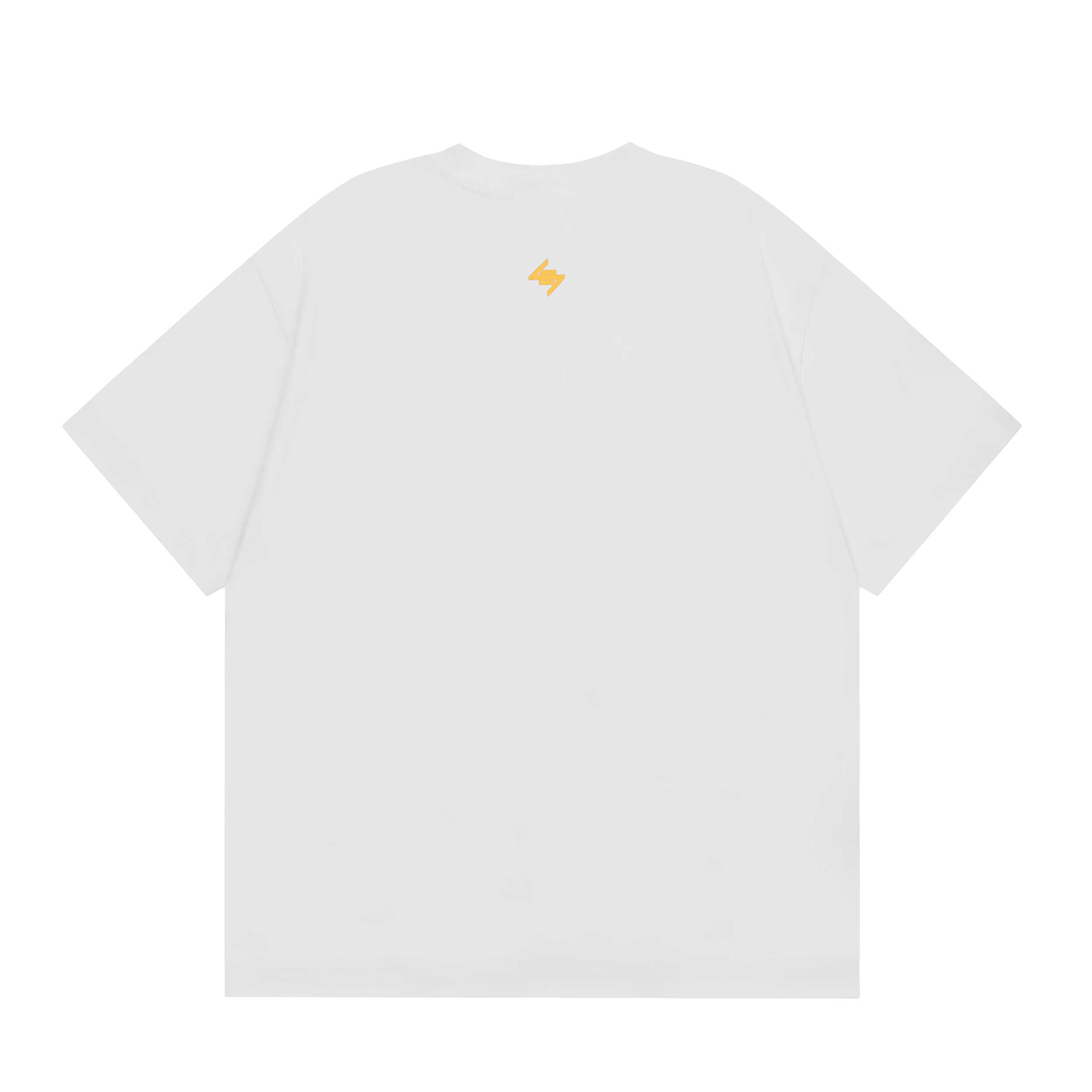 Represent Contrast Color Letter Print Loose Round Neck Short Sleeve T-Shirt for Couples