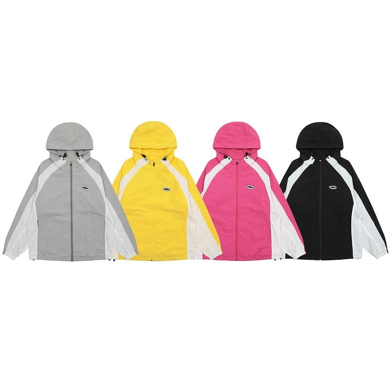 Corteiz Devil Island Colorblock Windbreaker