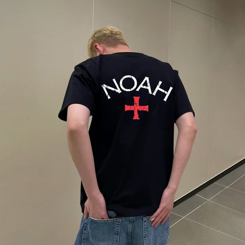 Noah Trach Destroyed Cross Tee