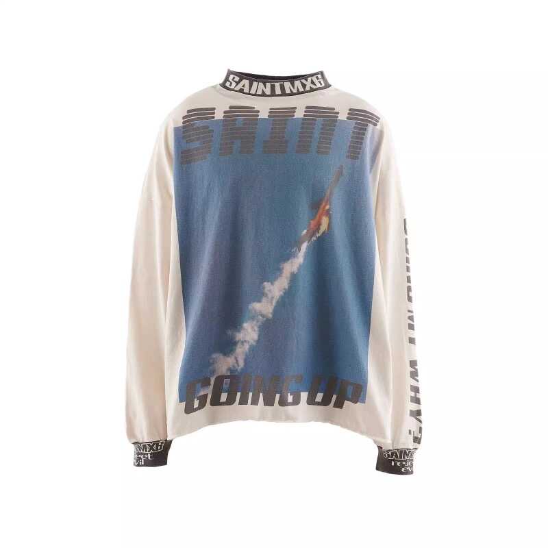 Saint Michael 24Ss Aircraft Illustration Tee