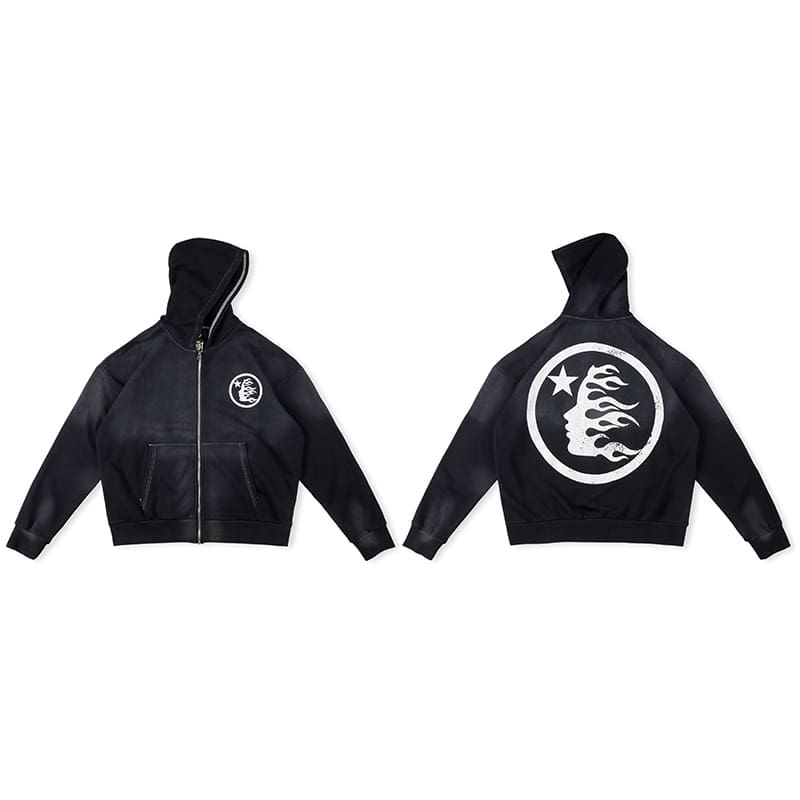 H*lst*r studios marble tie-dye hoodie