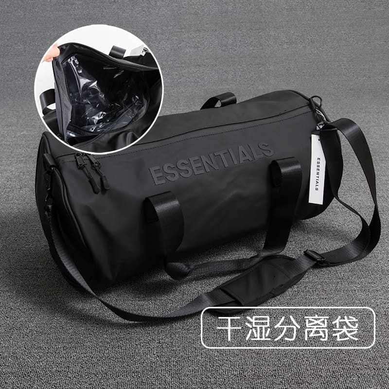 FOG Dry Wet Separation Handbag Gym Travel Luggage Bag for Men