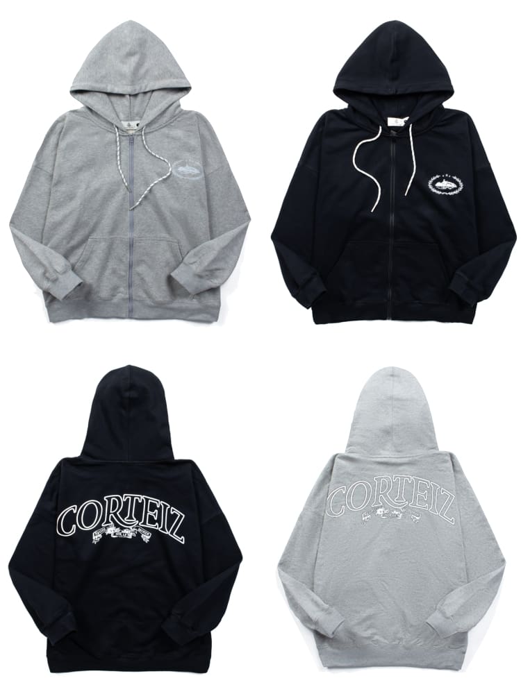 Corteiz Devil Island Zippered Hoodie