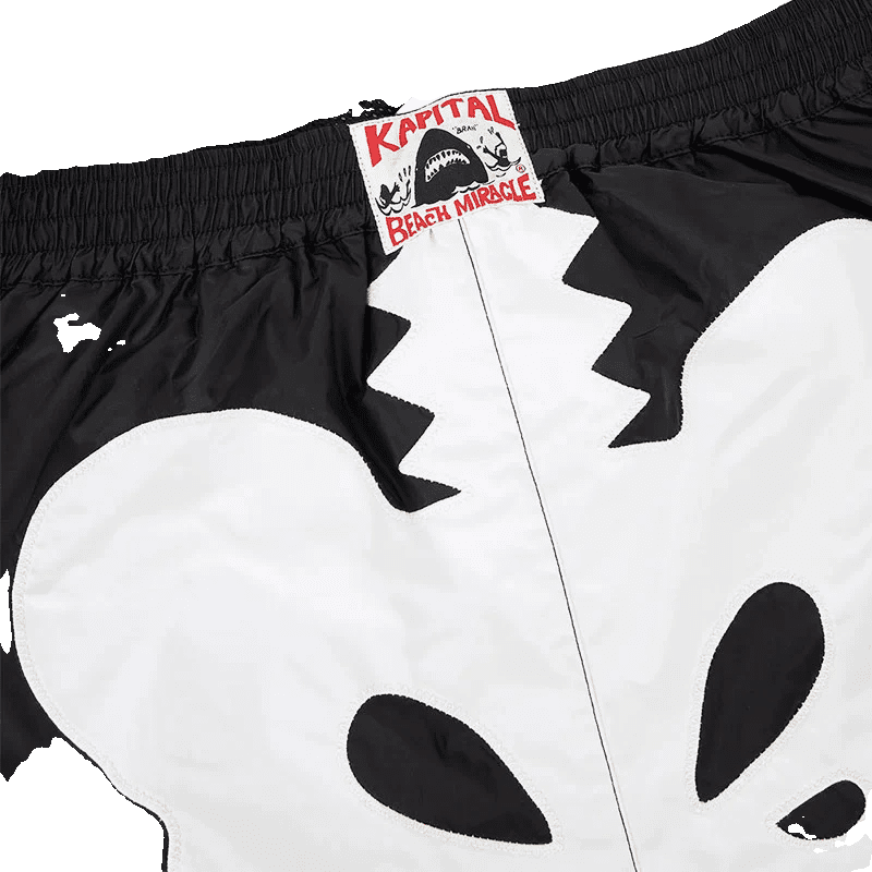 Kapital Hitian Hehong Bone Printed Casual Shorts