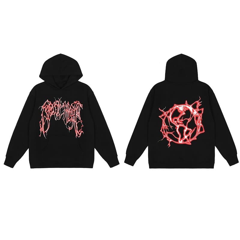 Revenge Keel Smoke Skull Hoodie