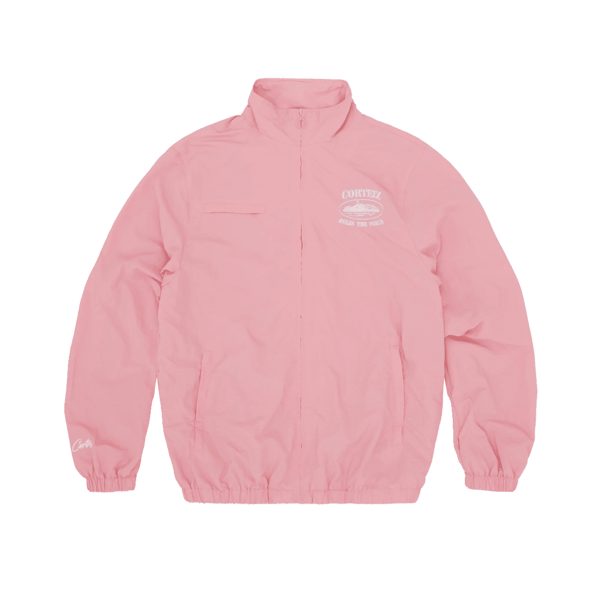 Corteiz Drill Style Embroidered Stand Collar Jacket