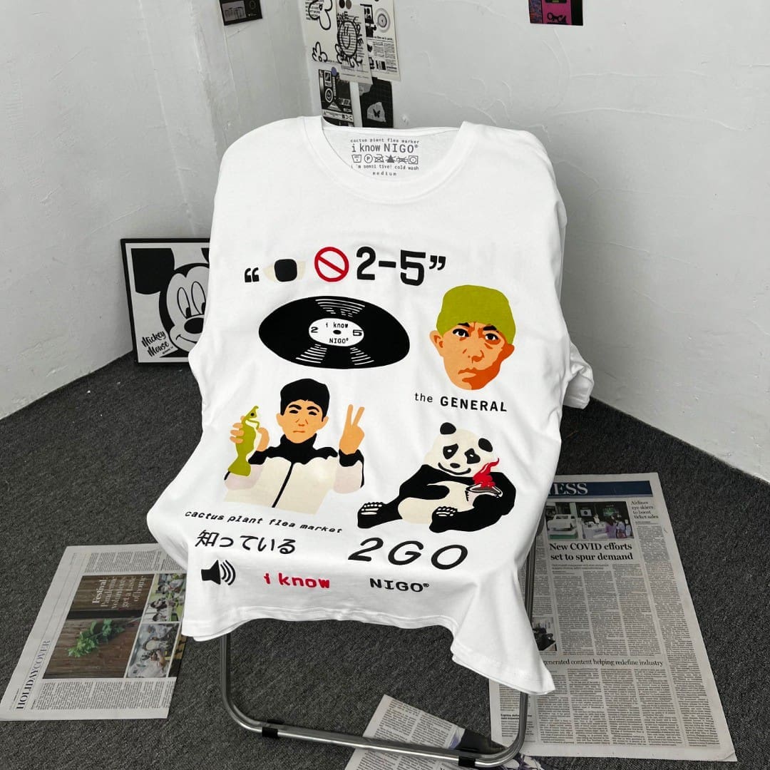 Cpfm X I Know Nigo New York Puff Print Tee