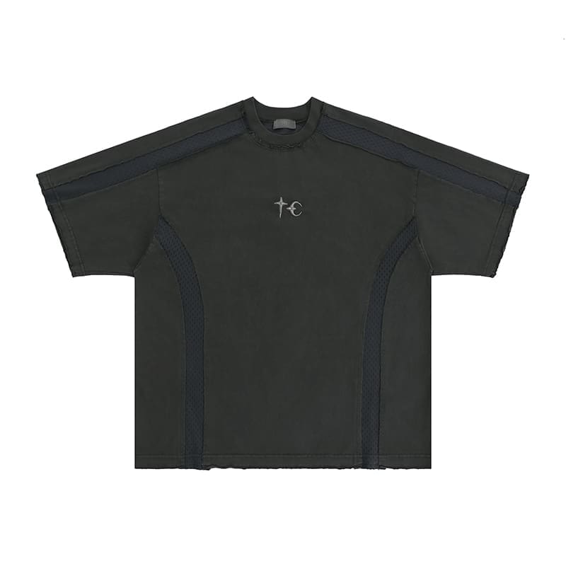 Thug Club Stitching Mesh Breathable Tee