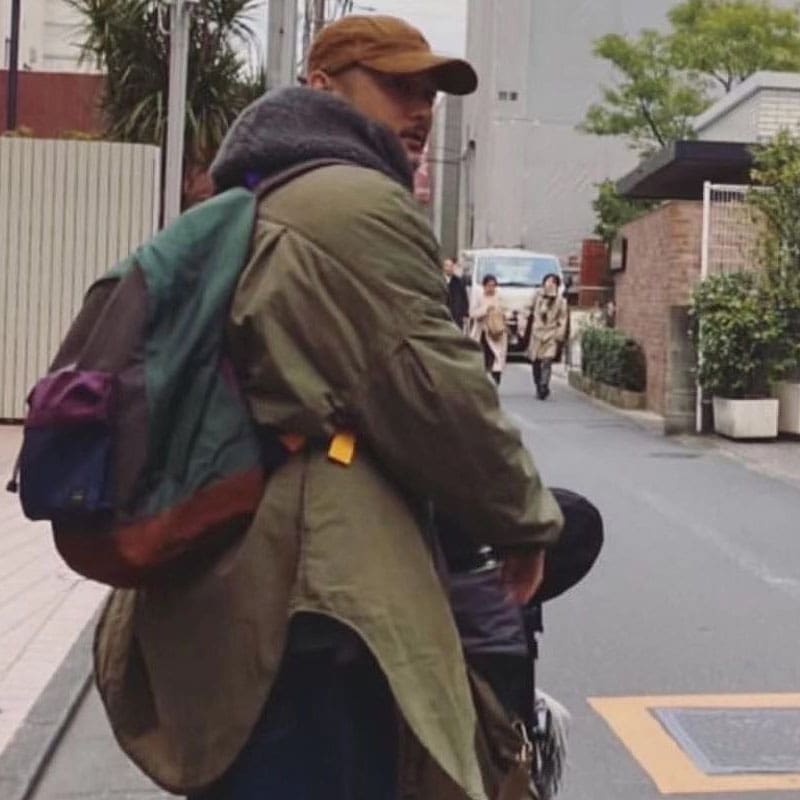 Kapital Mid-Length Quilted Trench Coat