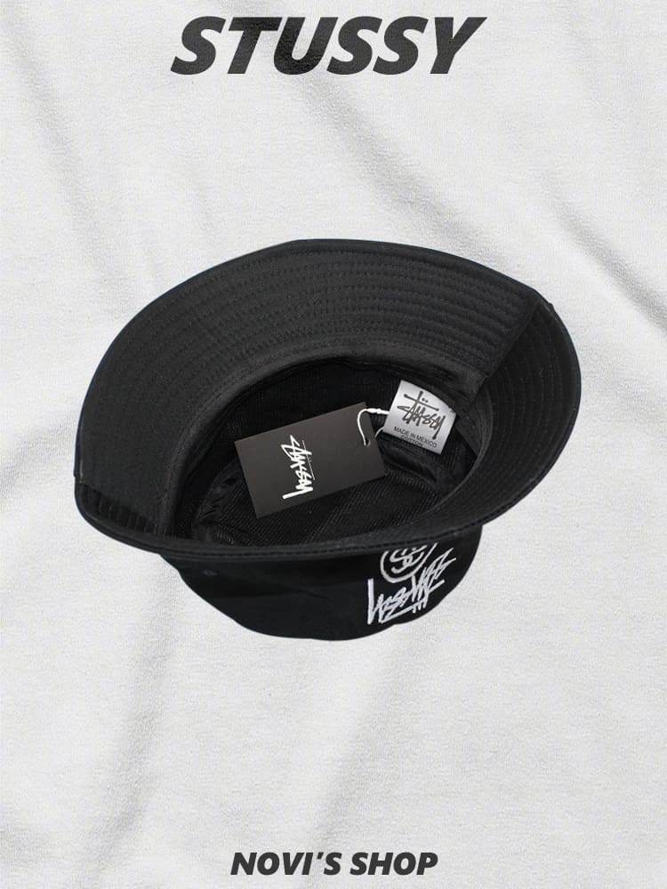 Stussy Bucket Hat Sun Protection Fishing Hat Couple Style