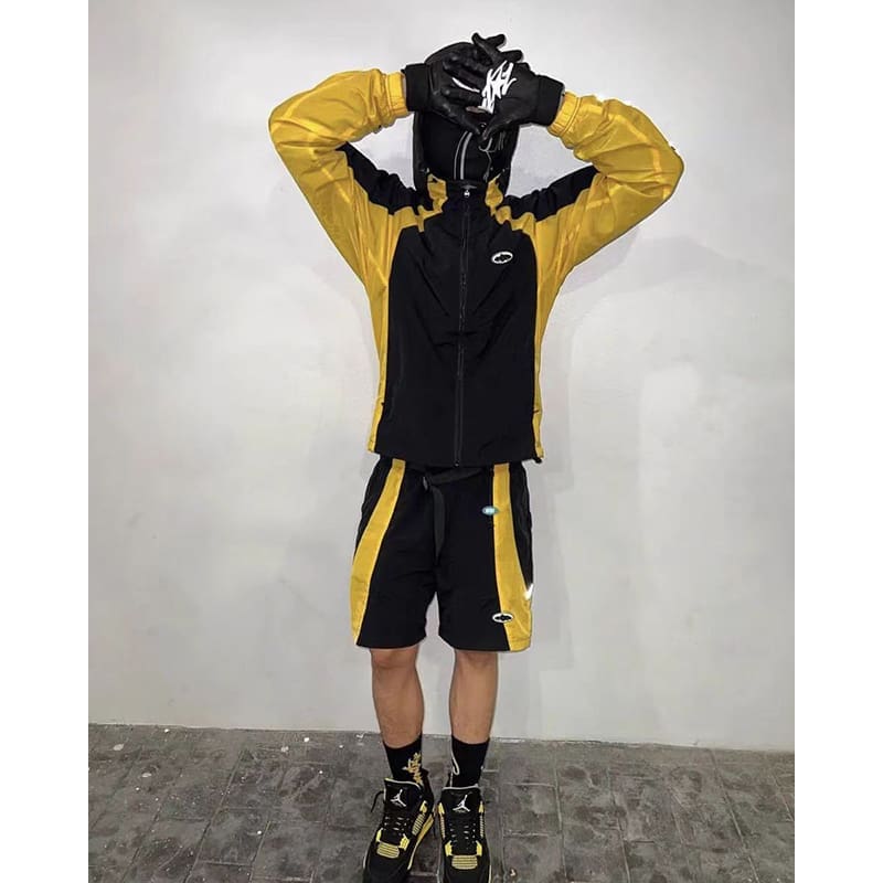 Corteiz Devil Island Contrast Stitch Overalls