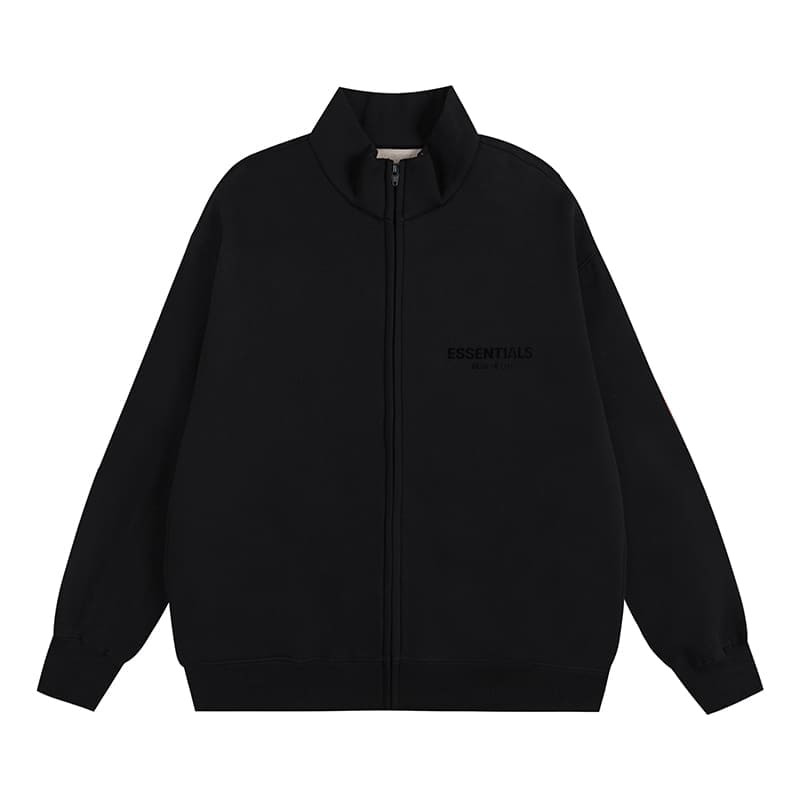 Fear Of God Fog Essentials Five-Pointed Star Zipper Sweater