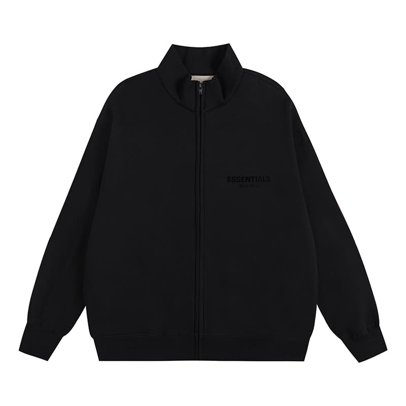 Fear Of God Fog Essentials Five-Pointed Star Zipper Sweater